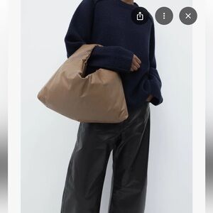 NWT Kassl Editions Anchor Hand Small Oil Camel Designer Handbag